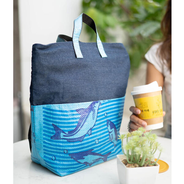 Our Beloved-Recycle fish bag - Image 4