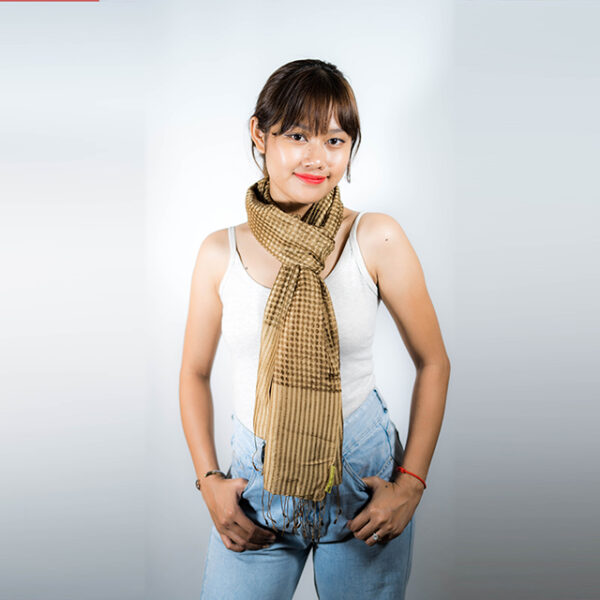 Our Beloved- Catton Scarf Khmer Design - Image 2