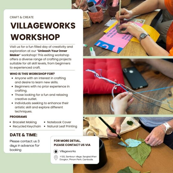 Learn, Create and Connect — Join a Villageworks Workshop
