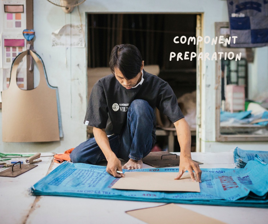 A typical day of making the recycled products at Villageworks