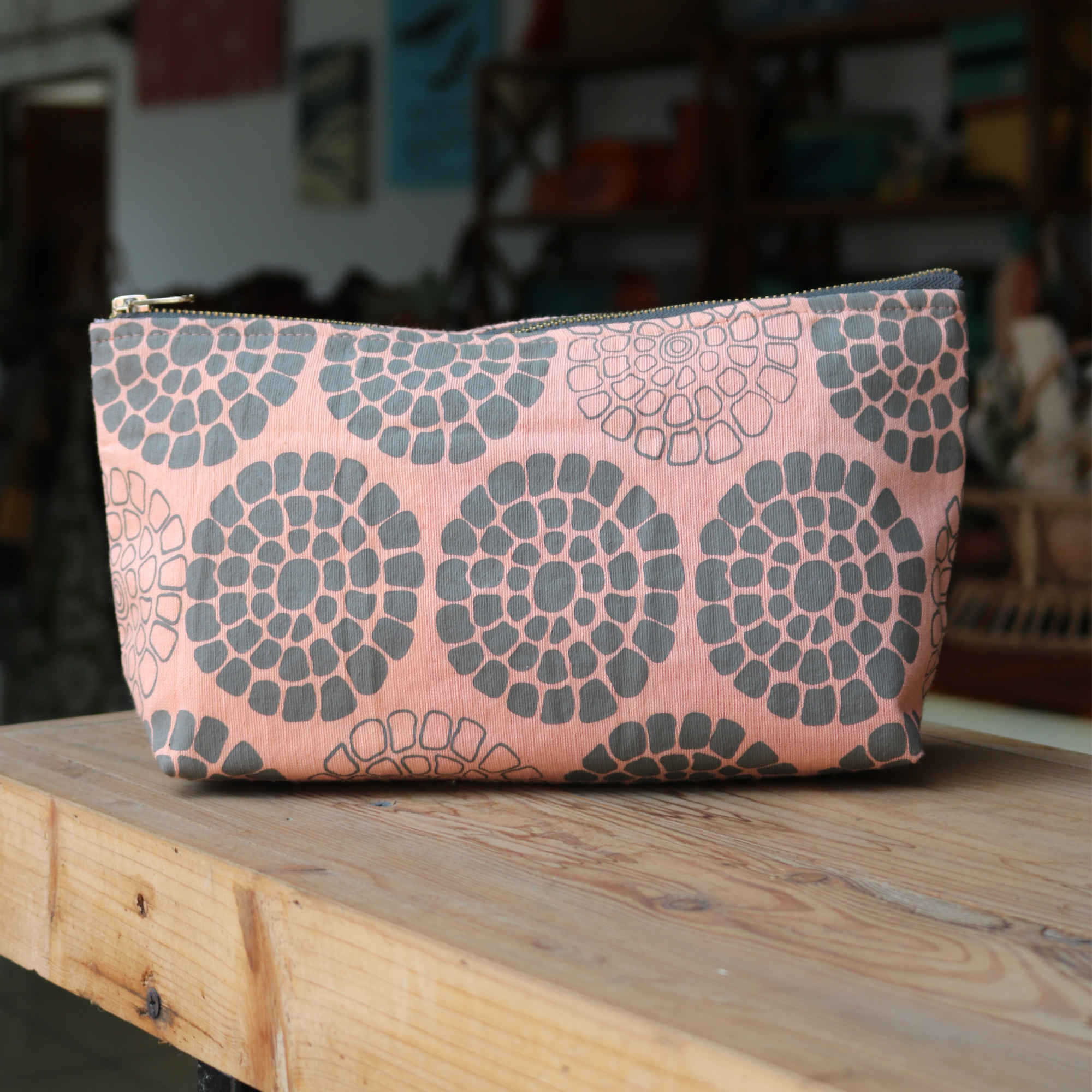 Upcycled Cosmetic Pouch - Image 4