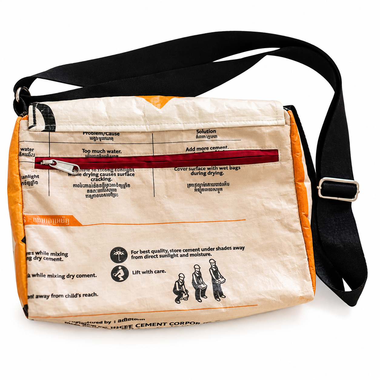Recycled Messenger Bag - Image 2