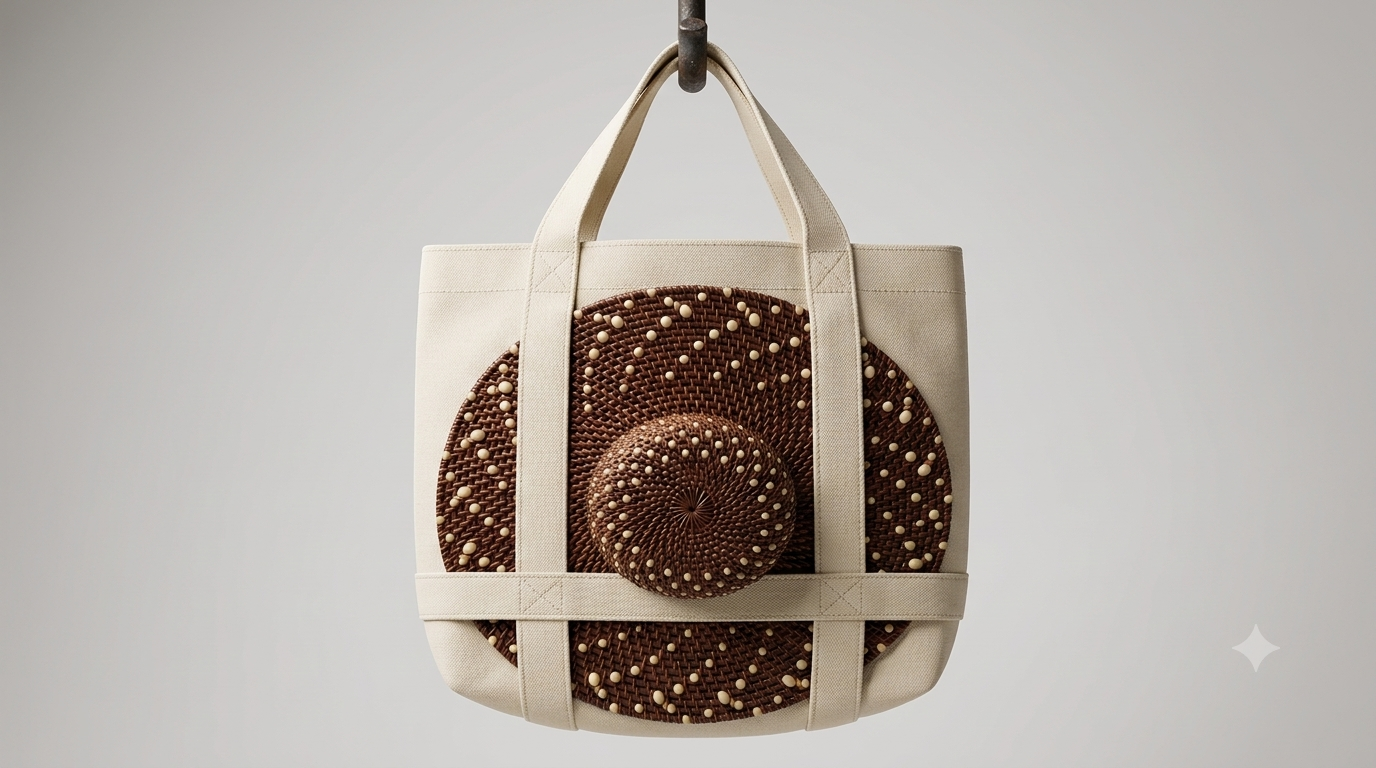 Multi-Purpose Eco Tote bag | Hand-Woven Natural Seagrass