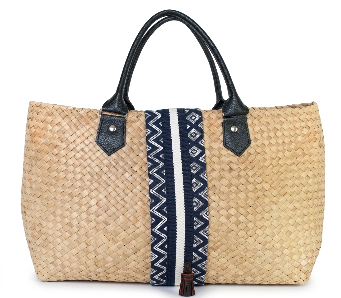 Everyday Eco-Tote | Hand-Woven Natural Seagrass