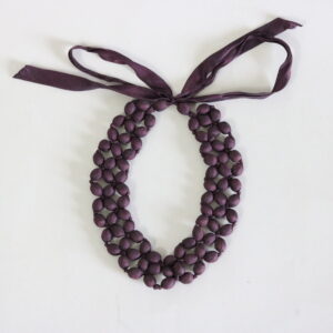 Silk Necklace Black