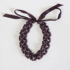 Silk Necklace Black