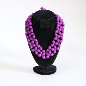 Silk Necklace Light Purple