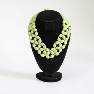 Silk Necklace Green