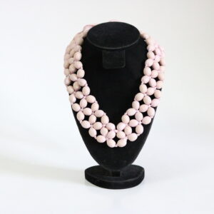 Silk Necklace Gray