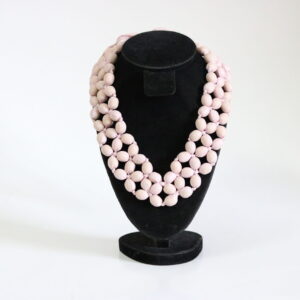 Silk Necklace Gray