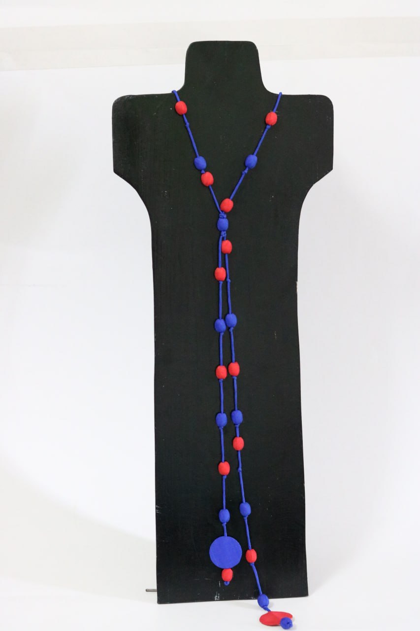 Silk beads 1 layer Necklace - Image 10