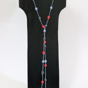 Silk beads 1 layer Necklace
