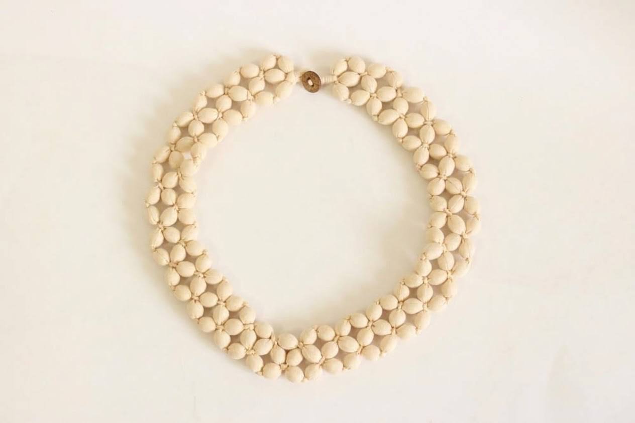 Silk bead Necklace Bandle