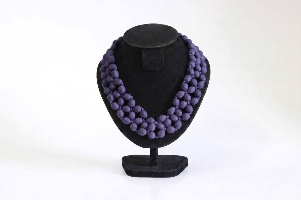 Silk bead Necklace Bandle - Image 3