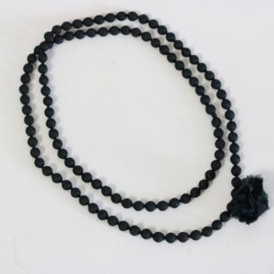 Silk Necklace Black